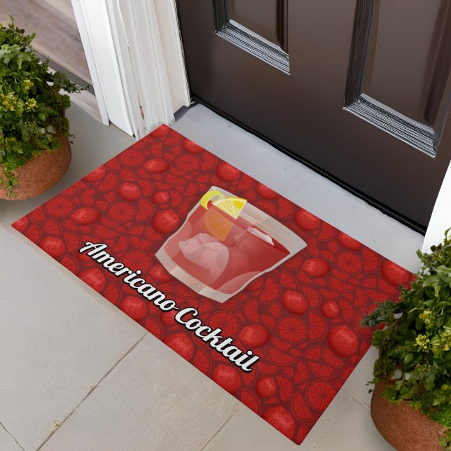 Americano cocktail doormat (Creator Uploaded)
