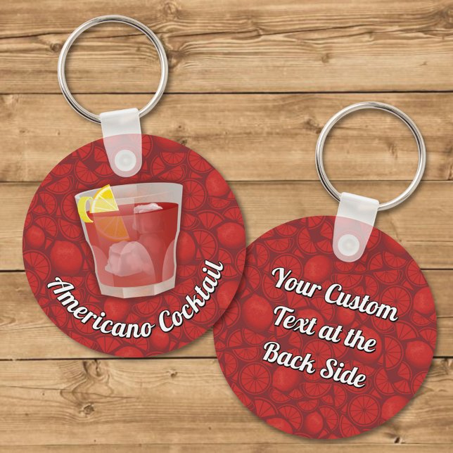 Americano Cocktail Keychain (Creator Uploaded)