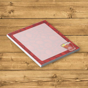 Americano cocktail notepad