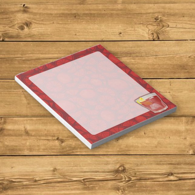 Americano cocktail notepad (Creator Uploaded)