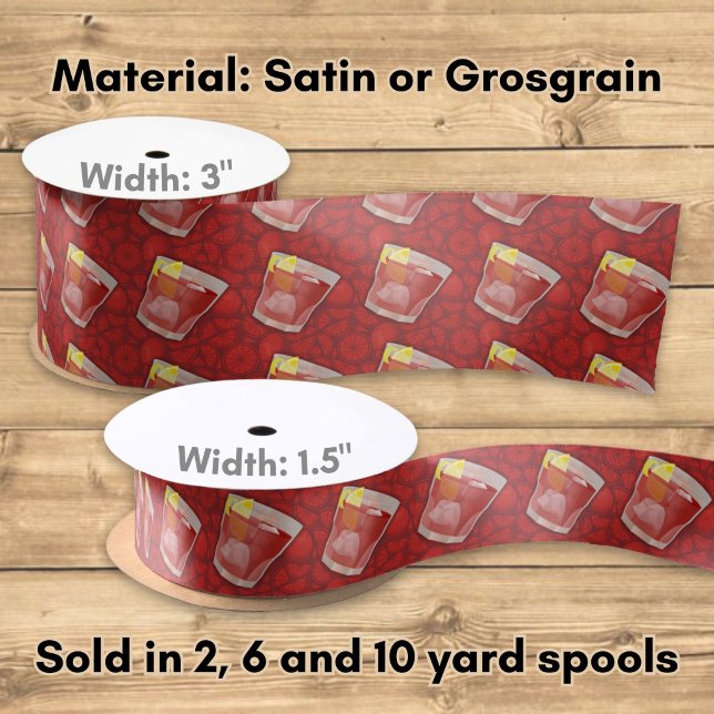 Americano cocktail satin ribbon (Creator Uploaded)