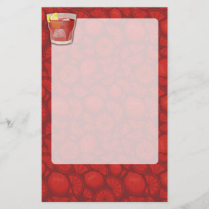 Americano cocktail stationery