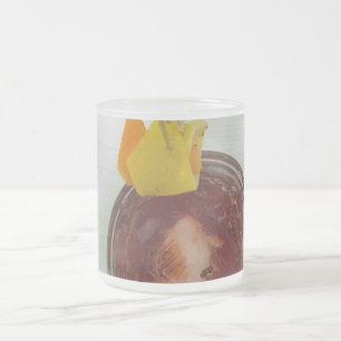 Americano Frosted Glass Coffee Mug