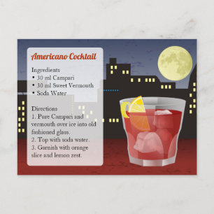 Americano Recipe Card