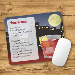 Americano Recipe Mouse Mat