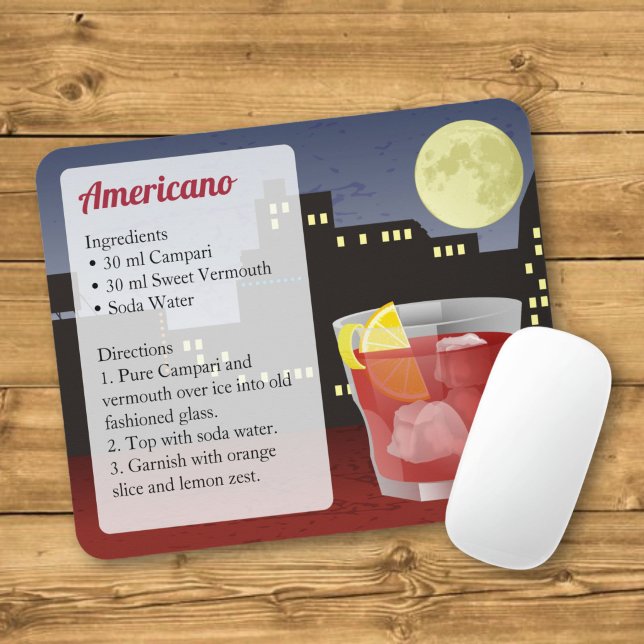 Americano Recipe Mouse Mat (Creator Uploaded)