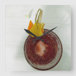 Americano Square Wall Clock