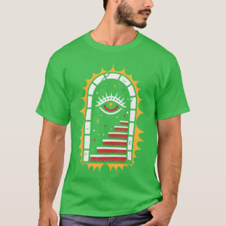 Americanraditional Old Schoolattoo Flash Ink Stair T-Shirt