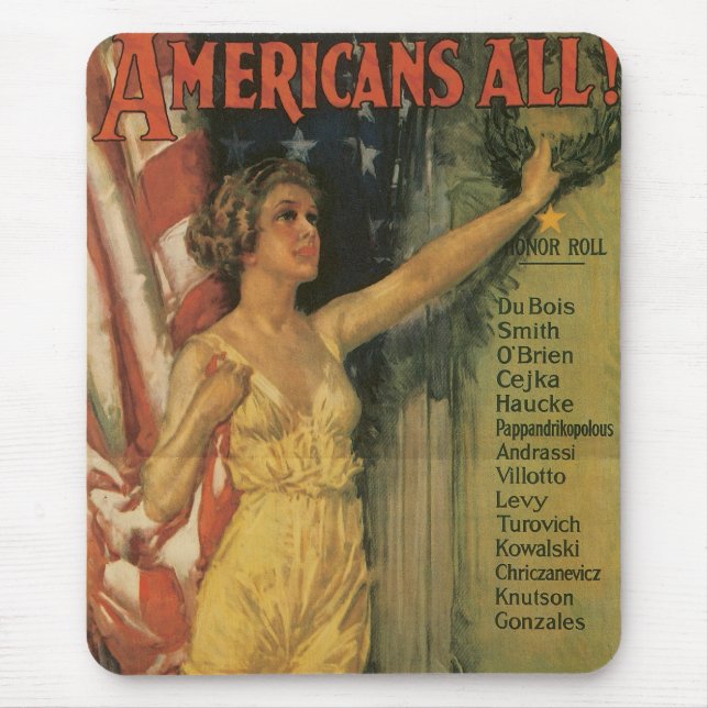Americans All Mouse Mat (Front)