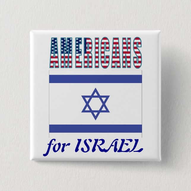 Americans for Israel Button (Front)