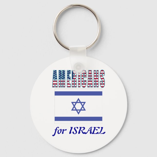 Americans for Israel Keychain (Front)