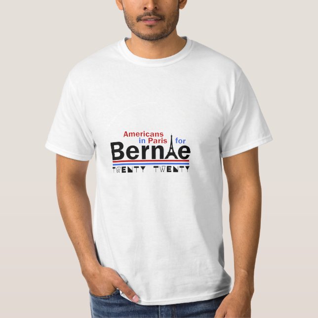 Americans in Paris for Bernie T-Shirt (Front)