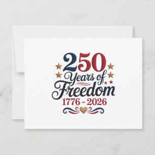 America's 250th Anniversary Card
