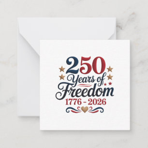 America's 250th Anniversary Card