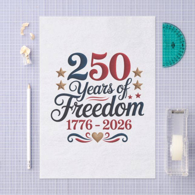 America's 250th Anniversary Decoupage Tissue Paper (Craft)