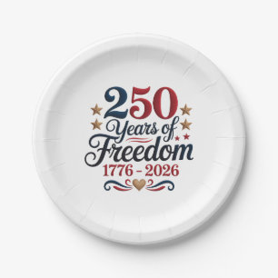 America's 250th Anniversary Party Paper Plate