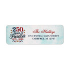 America's 250th Anniversary Return Address Label