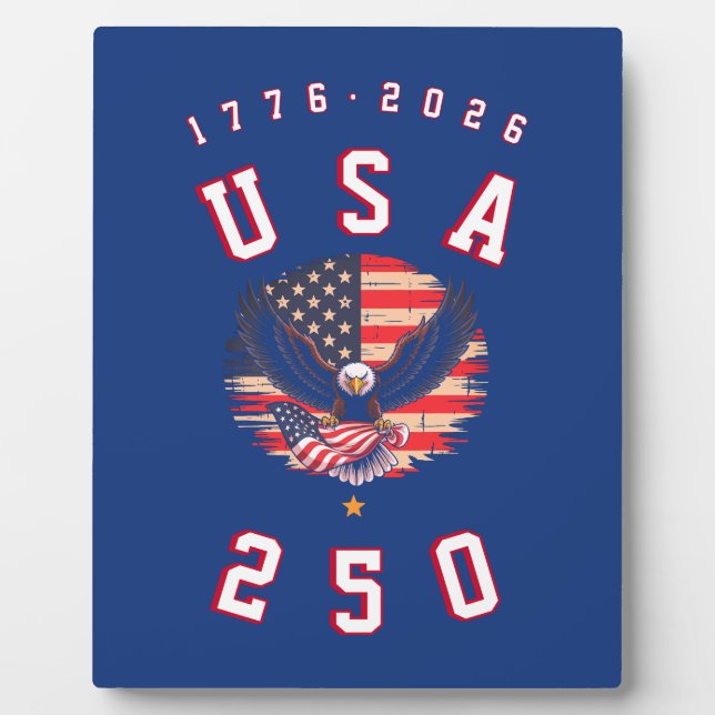 America's 250th Anniversary USA 250 1776 2026 Plaque (Front)