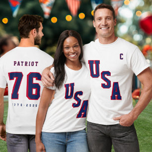 America's 250th Anniversary USA Hockey Jersey T-Shirt