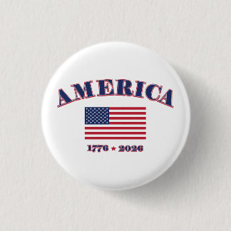 America's 250th Birthday 3 Cm Round Badge