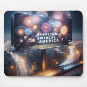 America's 250th Birthday Billboard Mouse Mat