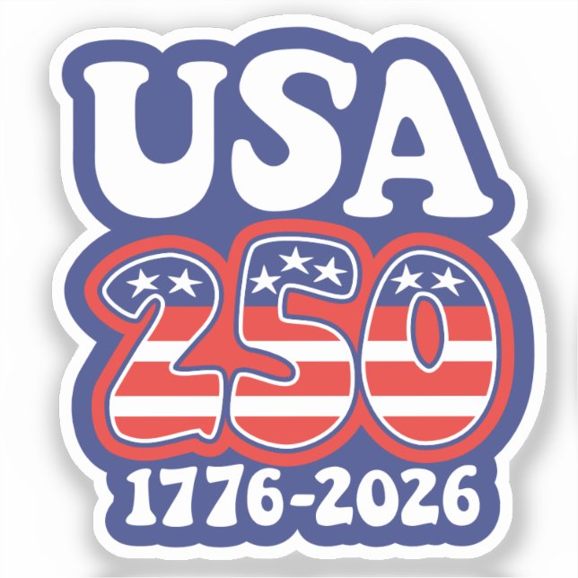 America's 250th Birthday - Groovy USA 250 (Front)
