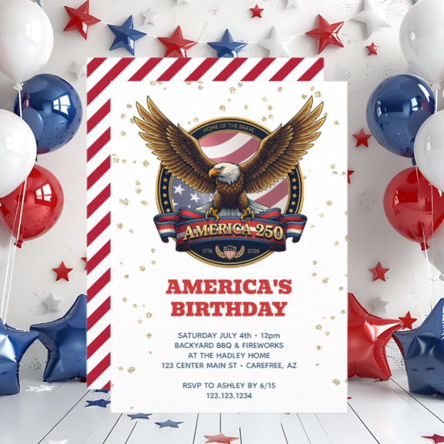 America's 250th Birthday Invitation (Creator Uploaded)