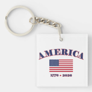 America's 250th Birthday Key Ring