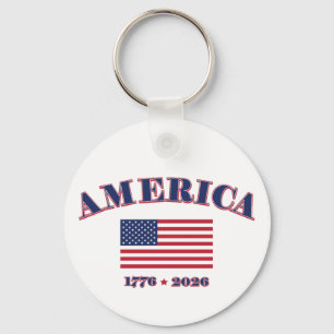 America's 250th Birthday Key Ring