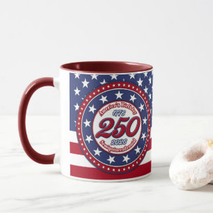 America's 250th Birthday Semiquincentennial Flag Mug
