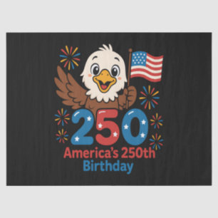 America's 250th Birthday - US Flag 250 Years Anniv Tissue Paper