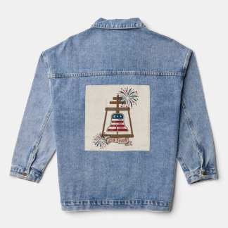 America's 250th Riverside Raincross Denim Jacket