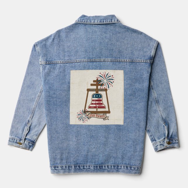 America's 250th Riverside Raincross Denim Jacket (Back)