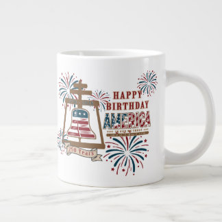 America's 250th Riverside Raincross Large Coffee Mug