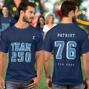 America's 250th Team 250 Event Name Party Jersey T-Shirt