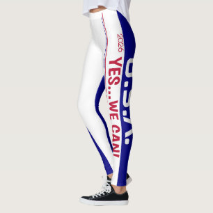 Americas 250th YES WE CAN Ladies Leggings