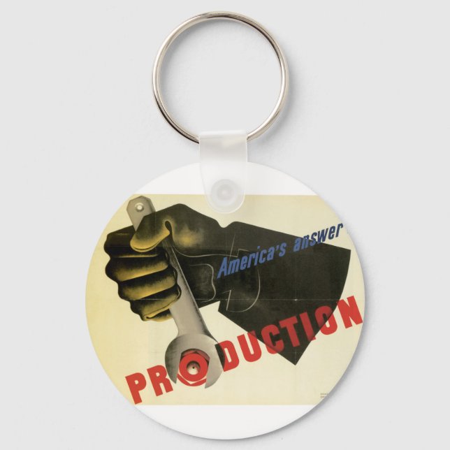 America's Answer! Production Key Ring (Front)