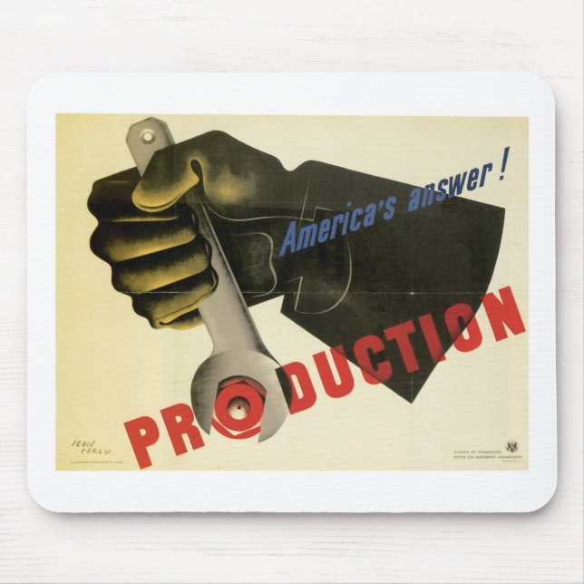America's Answer! Production Mouse Mat (Front)