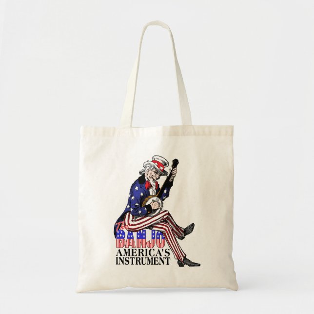 America's Banjo Tote Bag (Front)