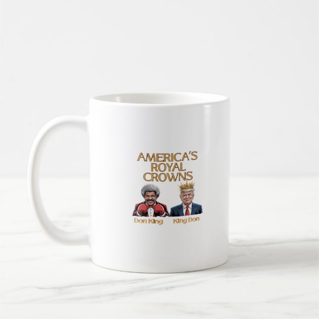 America's Crowns And Don Graphic Coffee Mug (Left)