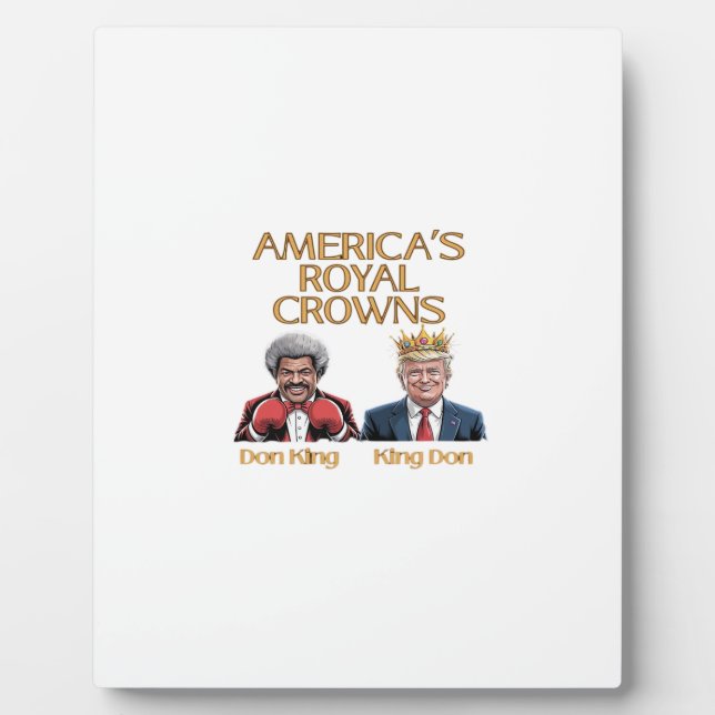 America's Crowns And Don Graphic Plaque (Front)