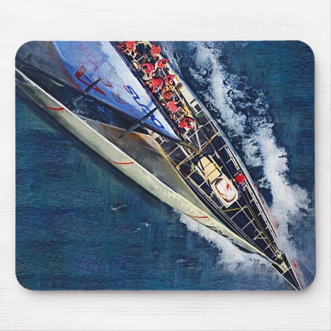 America's cup 2007 ,valencia, Spain , sailing, boa Mouse Mat (Front)
