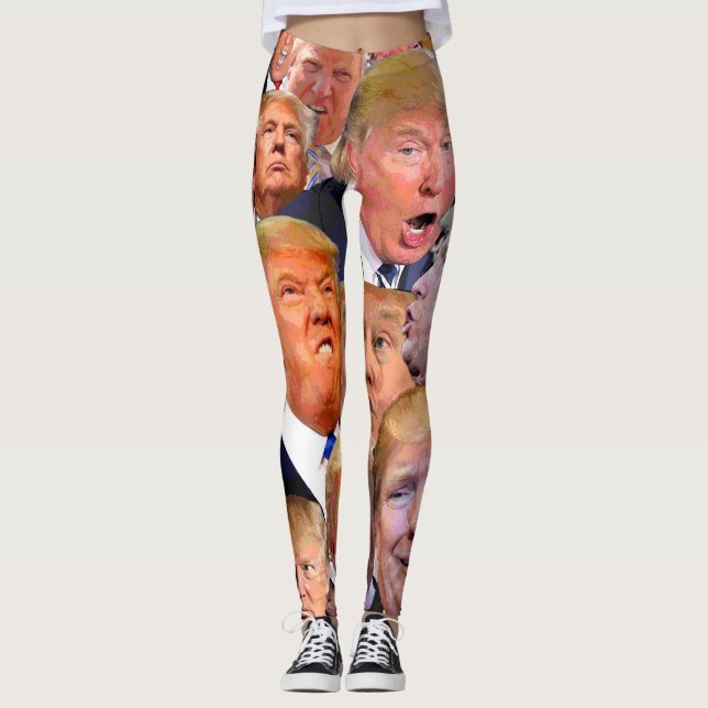 America's emoji President Leggings (Front)