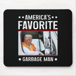 America's Favorite Garge Man Funny Trump Garge Tru Mouse Mat