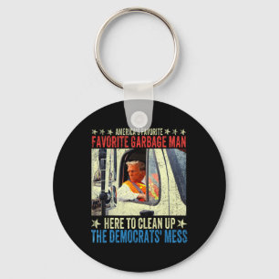 America's Favorite Garge Man Trump Rides In Garge Key Ring