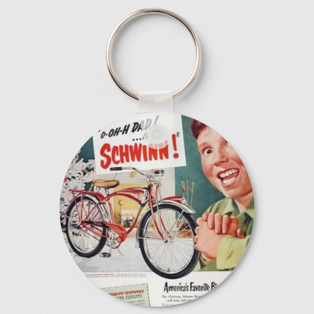 America's Favourite Bicycle Key Ring (Front)