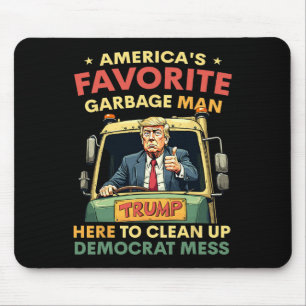 America's Favourite Garge Man Trump Rides In Garge Mouse Mat