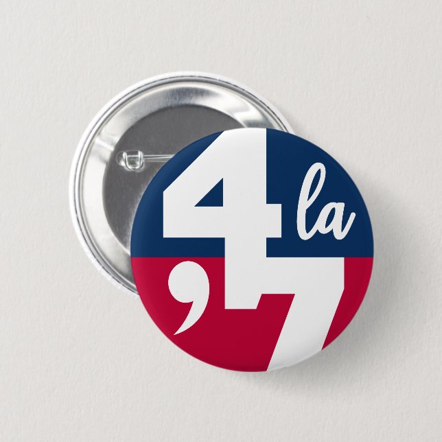America's First 47th Female President 2024 6 Cm Round Badge (Front & Back)