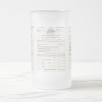 America's First Income Tax Glass Mug