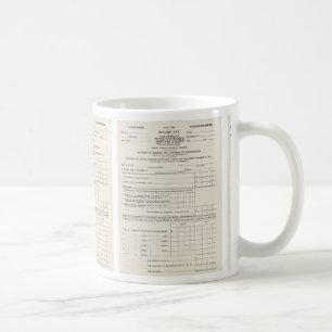 America's First Income Tax Glass Mug